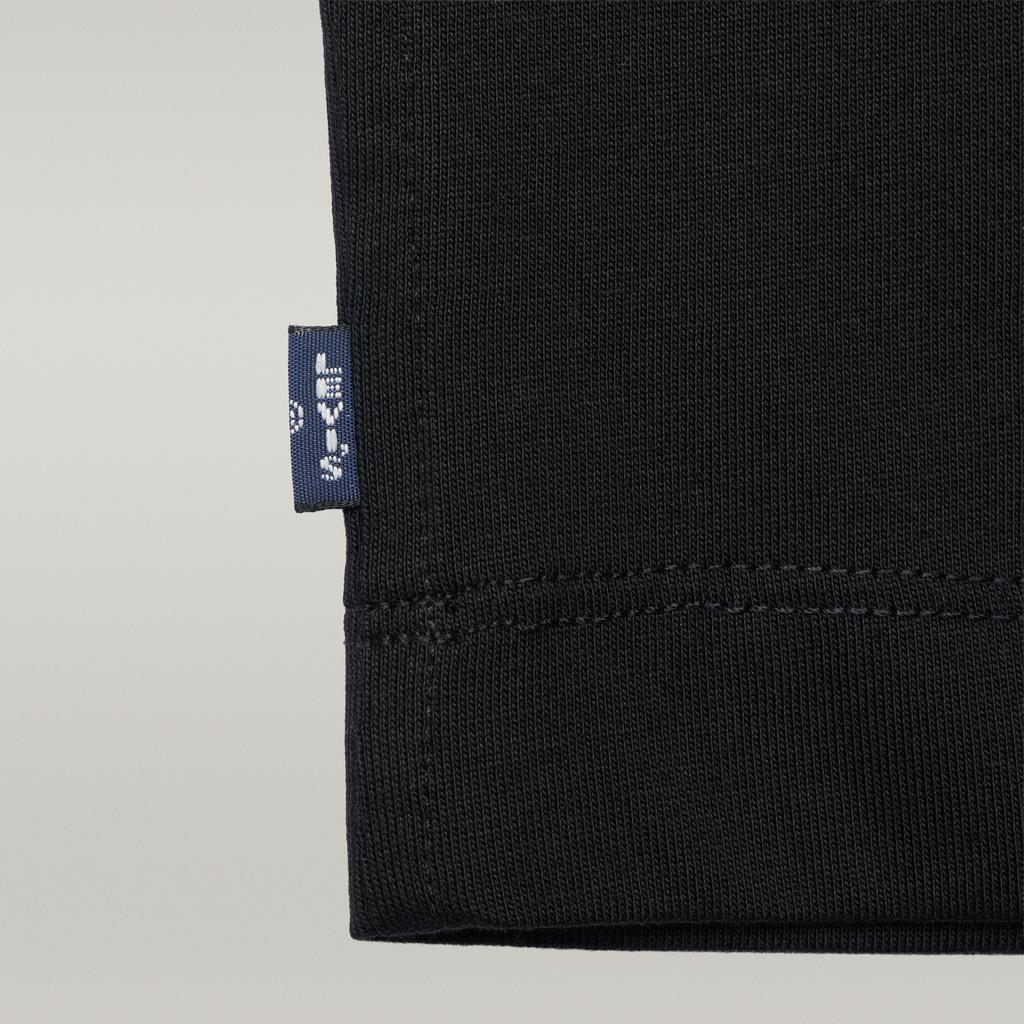 Levis Серия Bluetab™ Осень/Зима 25 Однотонная Свободная Мягкая Футболка с Круглым Вырезом с Коротким Рукавом Женские топы 003JL-0001