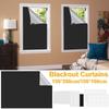 Blackout Curtains Portable Blackout Blinds Waterproof Window Shades DIY Cuttable Light Blocking Drapes Blackout Curtains Nursery