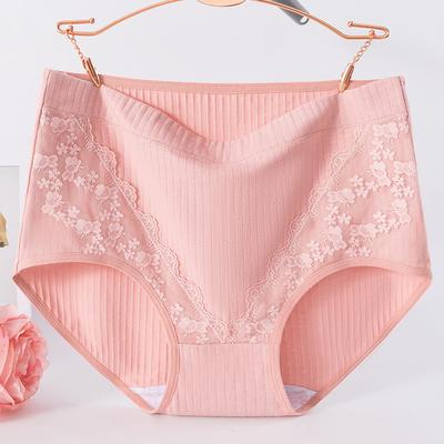 Трусики, женское нижнее белье, хлопковые женские трусики с высокой талией, трусы большого размера, трусики для мам