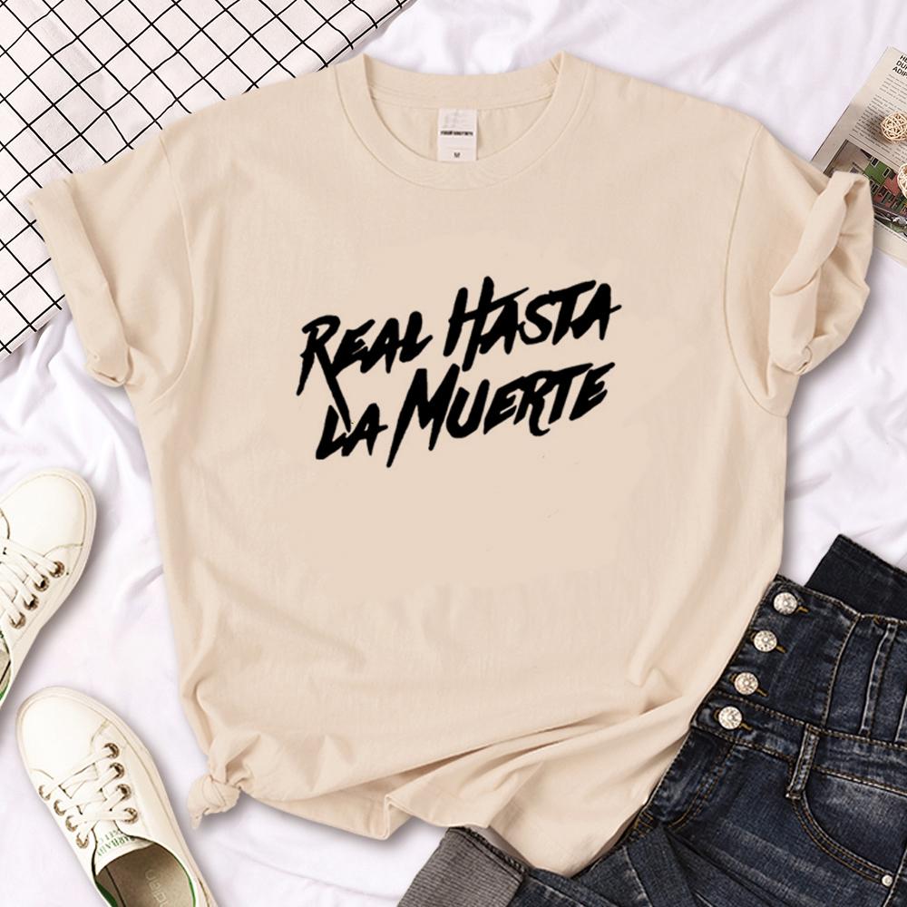 Anuel Aa tshirt Women Colorful Punk anime kawaii Trendy Y2k t shirt aesthetic kawaii graphic anime