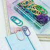 50 Pcs Mini Love Notebook Bookmark Binder Paperclips Accessories Paper Clips