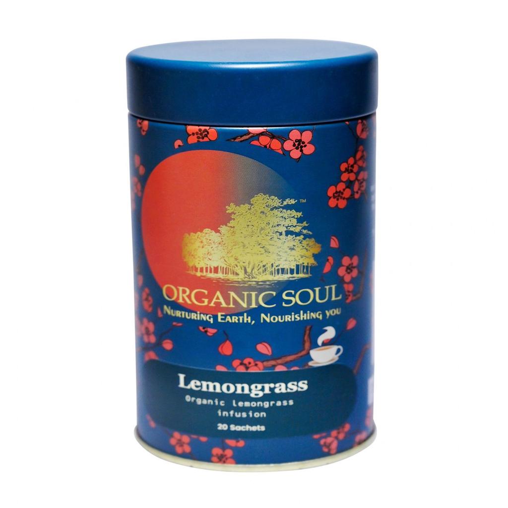 Чай с органическим Лемонграссом (20 пак, 2 г), Organic Lemongrass Infusion, Organic Soul