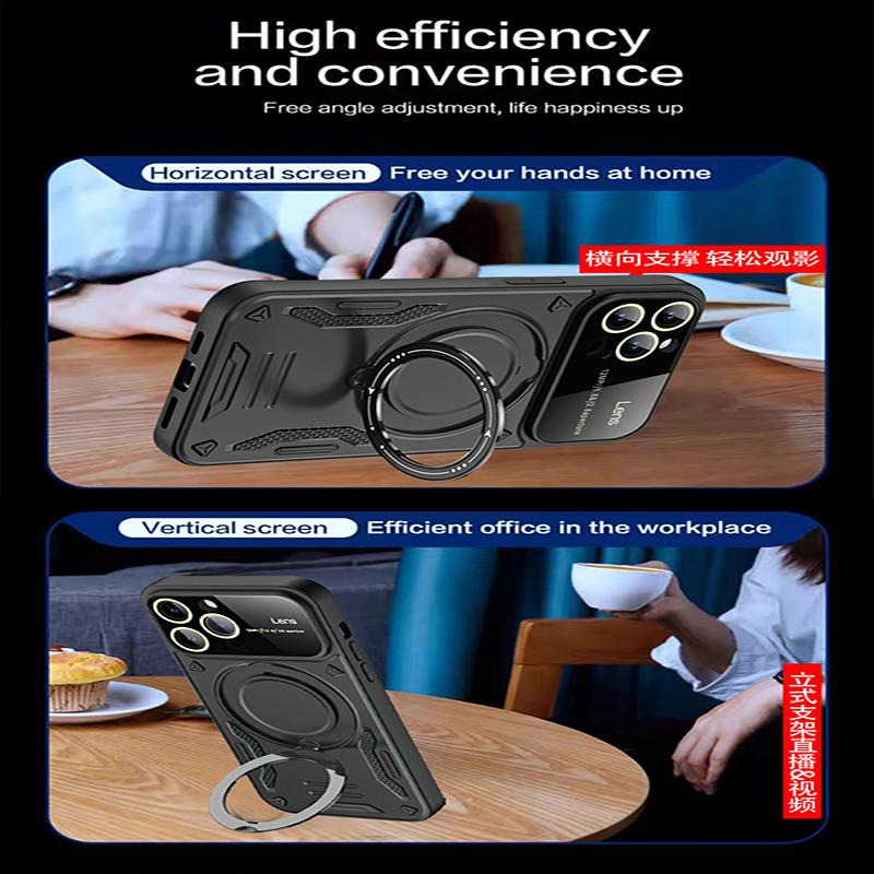 Противоударный бронированный жесткий ПК чехол для телефона Honor X7B X8B X9B Magic 6 Lite 90 Магнитный чехол-подставка Fundas для Honor 90