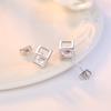 Женские корейские модные элегантные антиаллергенные 925 посеребренные мини-серьги-гвоздики для ушей, женские украшения для ушей, подарки