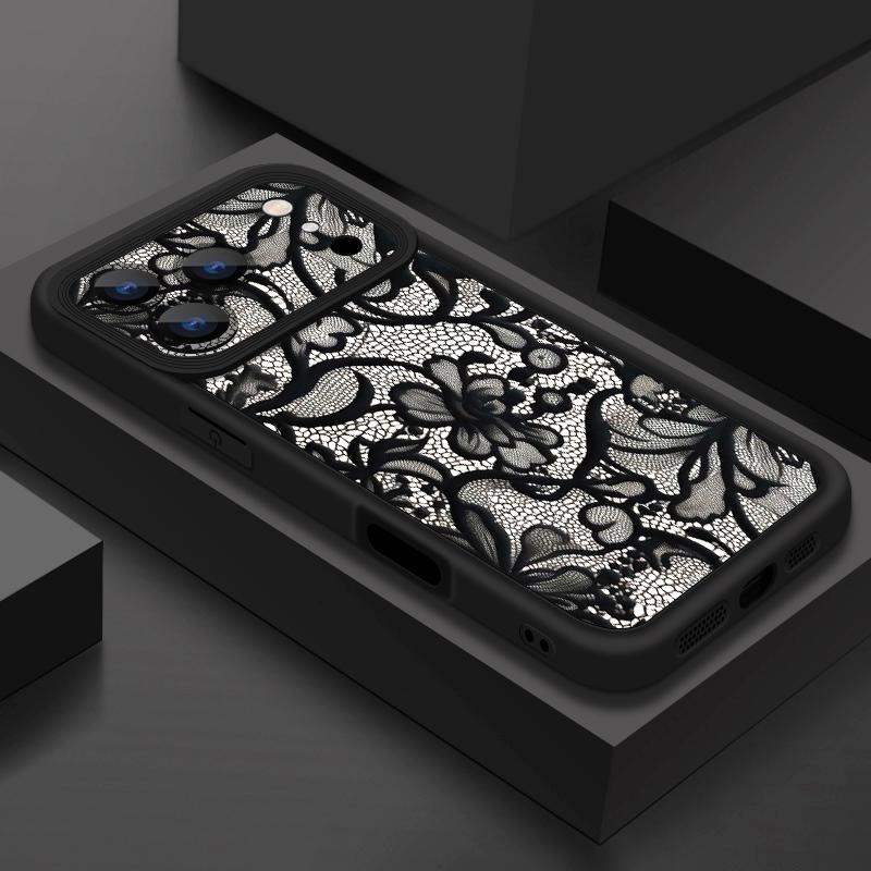 Мягкий чехол из ТПУ для iPhone 17 Pro 15 16 Pro Max 14 13 Pro Max 16e 17e Ретро Узор Луна Звезда Конфетный Цвет Силиконовый Чехол
