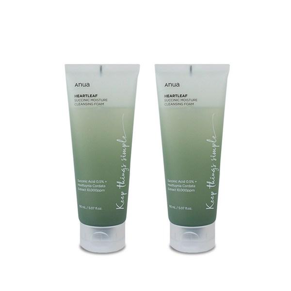 Anua Suknik Moisture Cleansing Foam, 2pack, Famous Korean Cosmetics, Popular Product