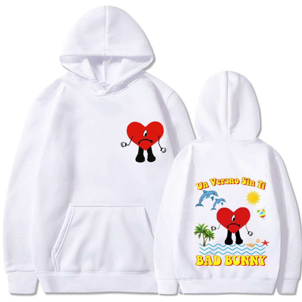 Толстовка с принтом Un Verano Sin Ti Bad Bunny, женская модная толстовка унисекс с длинными рукавами, пальто для девочек, женское пальто с флисовой одеждой с капюшоном