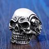 Iron Man Titanium Steel Men's Skull Ring - European & American Alternative Style Jewelry