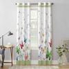 Бабочка акварельные животные оконные шторы для гостиной роскошные занавески для спальни кухонные жалюзи шторы