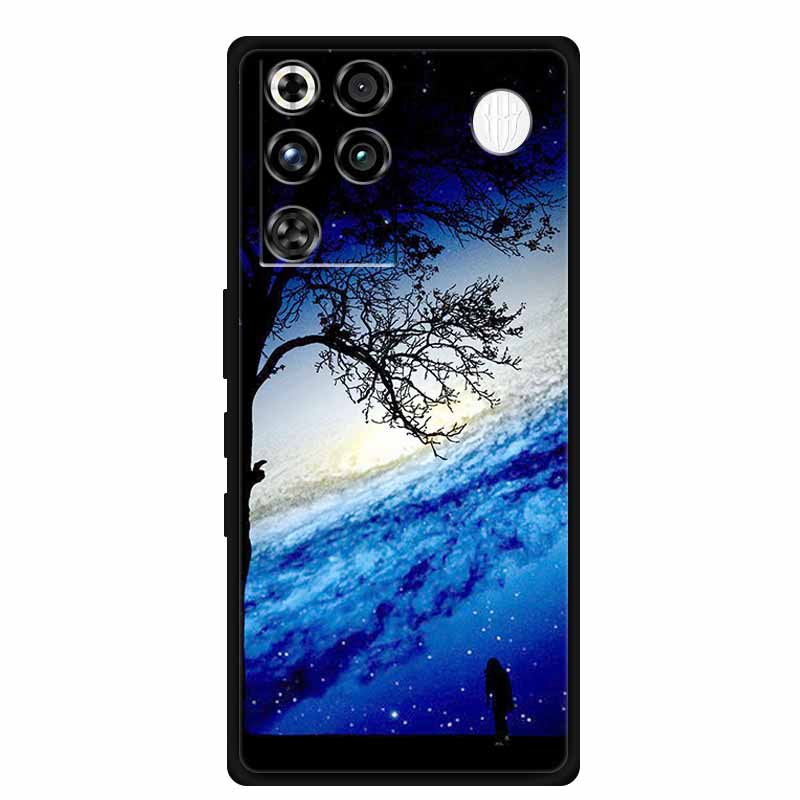 Чехол для телефона ZTE Nubia RedMagic 11 Pro 5G Задняя крышка Черный Силикон ТПУ Мягкий Чехол Для Nubia RedMagic 11Pro Funda Capas