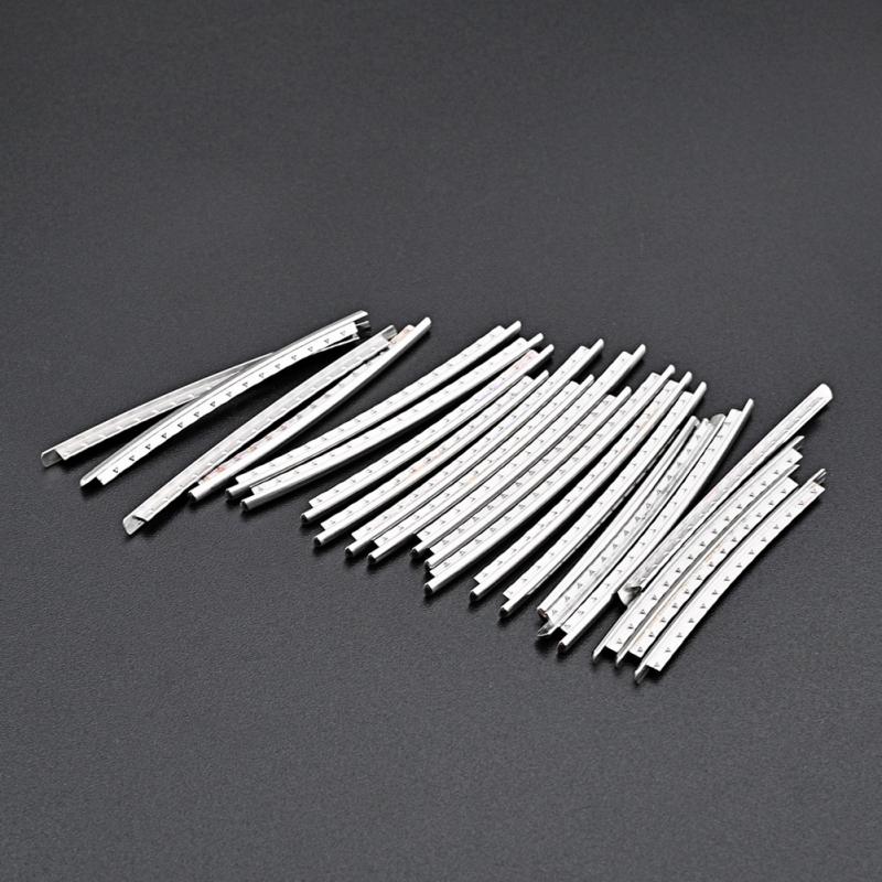 22 шт. 2,7 мм Нержавеющая сталь Лады для гитары Запасные части Металлический набор круглой ладовой проволоки Музыкальный