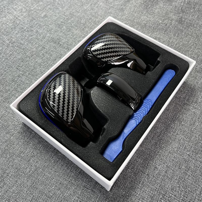 Текстура углеродного волокна, ручка переключения передач DSG, боковая крышка, эмблема DSG для VW Golf 6 Golf 7 R GTI Passat B7 B8 CC R20 Jetta MK6