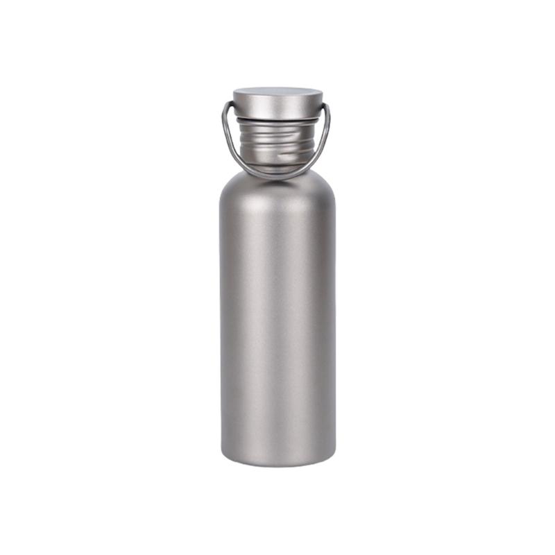 Бутылка для питья для кемпинга, велоспорта, пеших прогулок, бутылка для напитков, титановая спортивная бутылка с крышкой, фляга, бутылка для воды с широким горлышком
