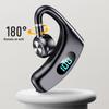 New Bluetooth Headset Wireless Hanging Ear Digital Display Without Ear Air Conduction Business Long Life