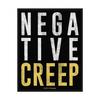 Negative Creep Woven Patch