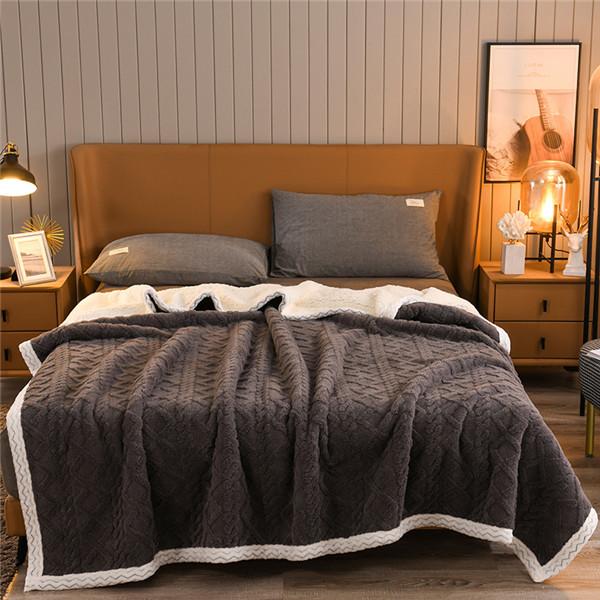 Новое бархатное осенне-зимнее теплое спальное одеяло, мягкие удобные фланелевые флисовые одеяла для кровати, уютное пушистое теплое одеяло