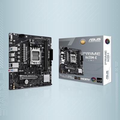 ASUS AMD A620, совместимый с сокетом AM5, отечественный авторизованный дистрибьютор, материнская плата micro-ATX/PRIME A620M-E-CSM