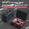 Double Layer Hard Case Waterproof Case Explosin-proof Box Hard Shell Carrying Case Safety Handbag for DJI Air 3S/Air 3