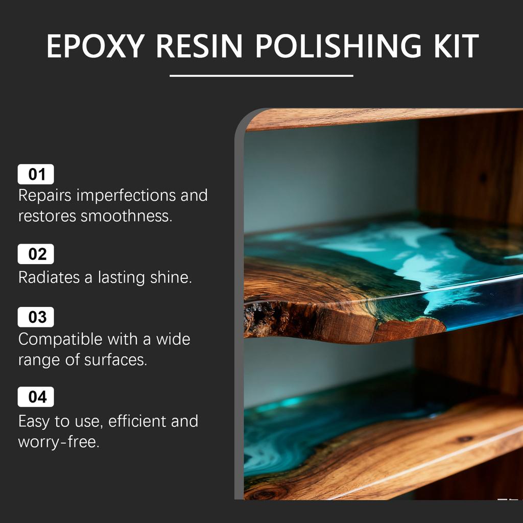 Epoxy Resin Polishing Kit Restoring Cream Is Suitable For Homeowners' Beginner Art Projects, Table Decoration, And Counter Decoration