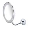 8-дюймовое зеркало для макияжа на присоске 10X со светодиодной белой подсветкой 10-кратное косметическое зеркало с присоской