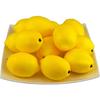 6/10PCS Christmas Wedding Lifelike Kitchen Artificial Lemon Fake Fruit Decoration Simulation
