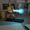 Ночник Son Goku Аниме Сенсорный Камехамеха Магнитная Светодиодная Настольная Лампа Крутая Модель Кукла Подарок для Мальчиков