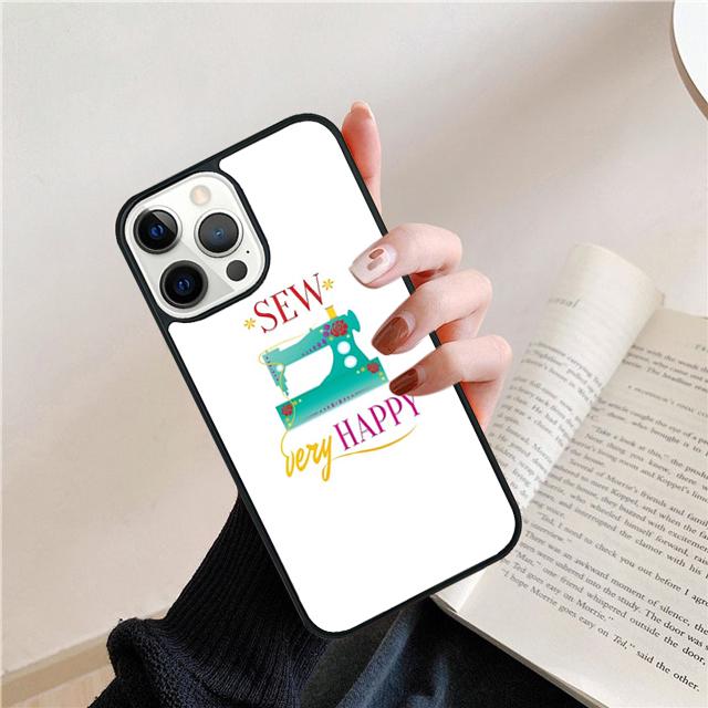 Любовь Швейная машина Узор Ракушка Для iPhone 17 Air 15 16 14 13 12 Pro Max 11 Pro Max Plus Чехол для телефона