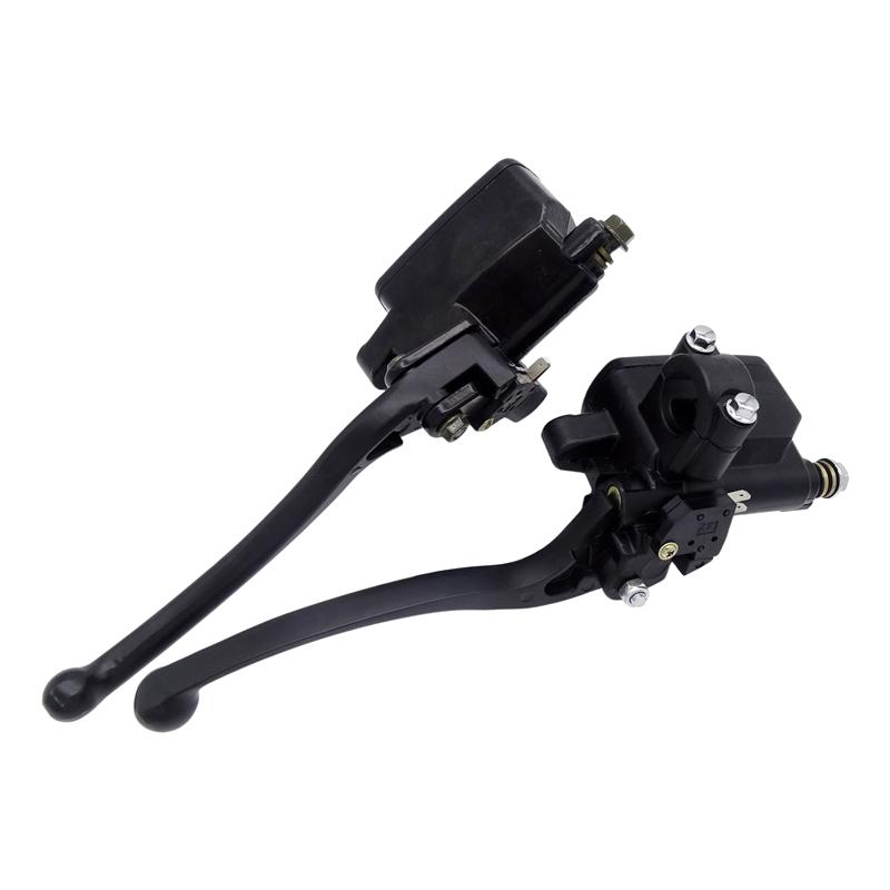 1 пара универсальных 7/8 "мотоциклов 10 мм, главный тормозной цилиндр, рычаги сцепления для 125cc ATV, аксессуары для мотоциклов