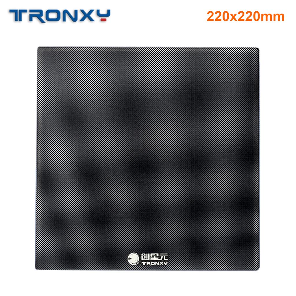 Tronxy Carbon Silicon Crystal Glass Печатная кровать Платформа Рабочая поверхность 330*330 мм для 3D-принтера Hotbed