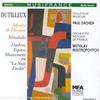 CD DUTILLEUX, PAUL SACHER; ROSTROPOVIC - Dutilleux: Mistere De L'instant / M 2292456262 Erato 1992 Germany Classical Used