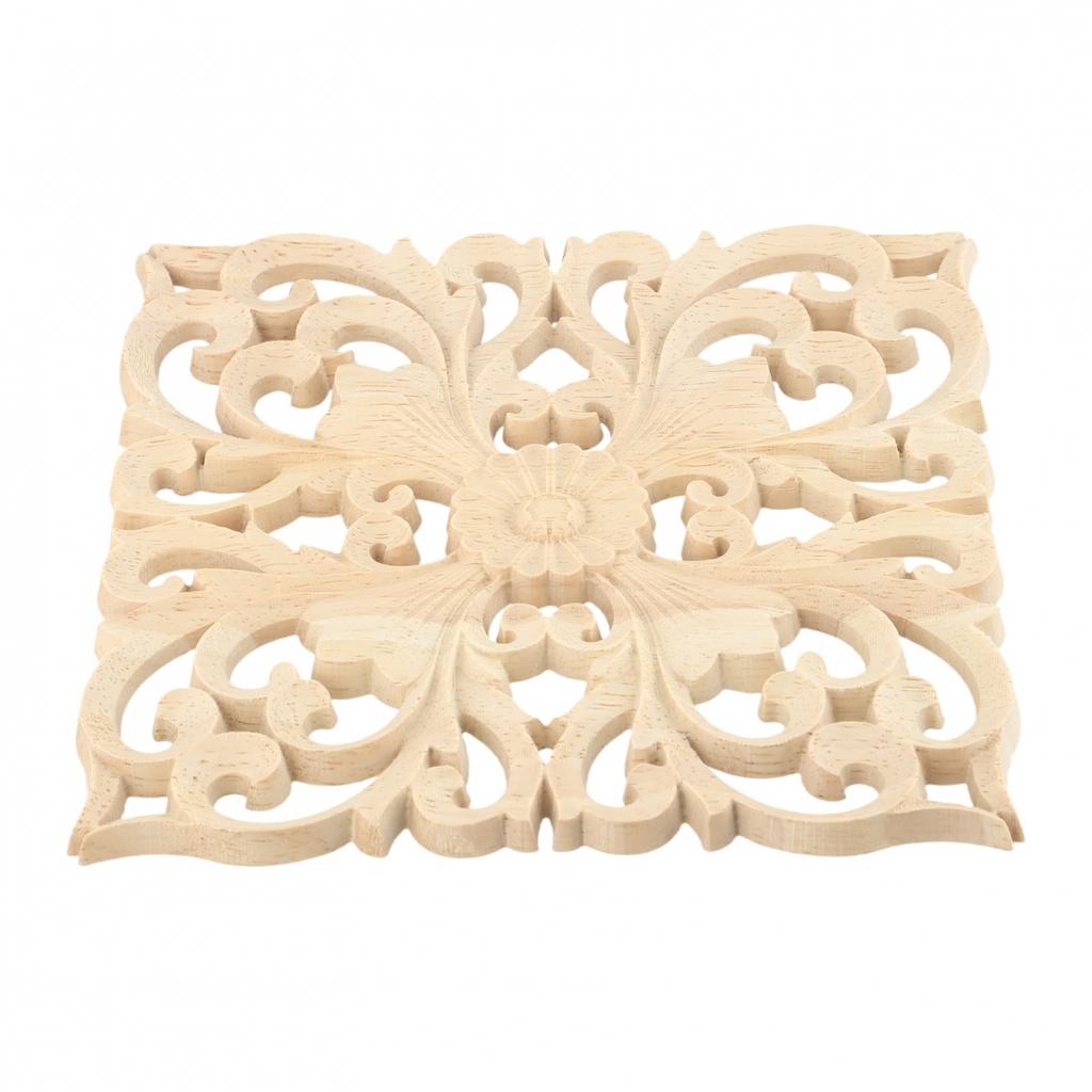 Woodcarving Decal Figurines For Decoration Furniture