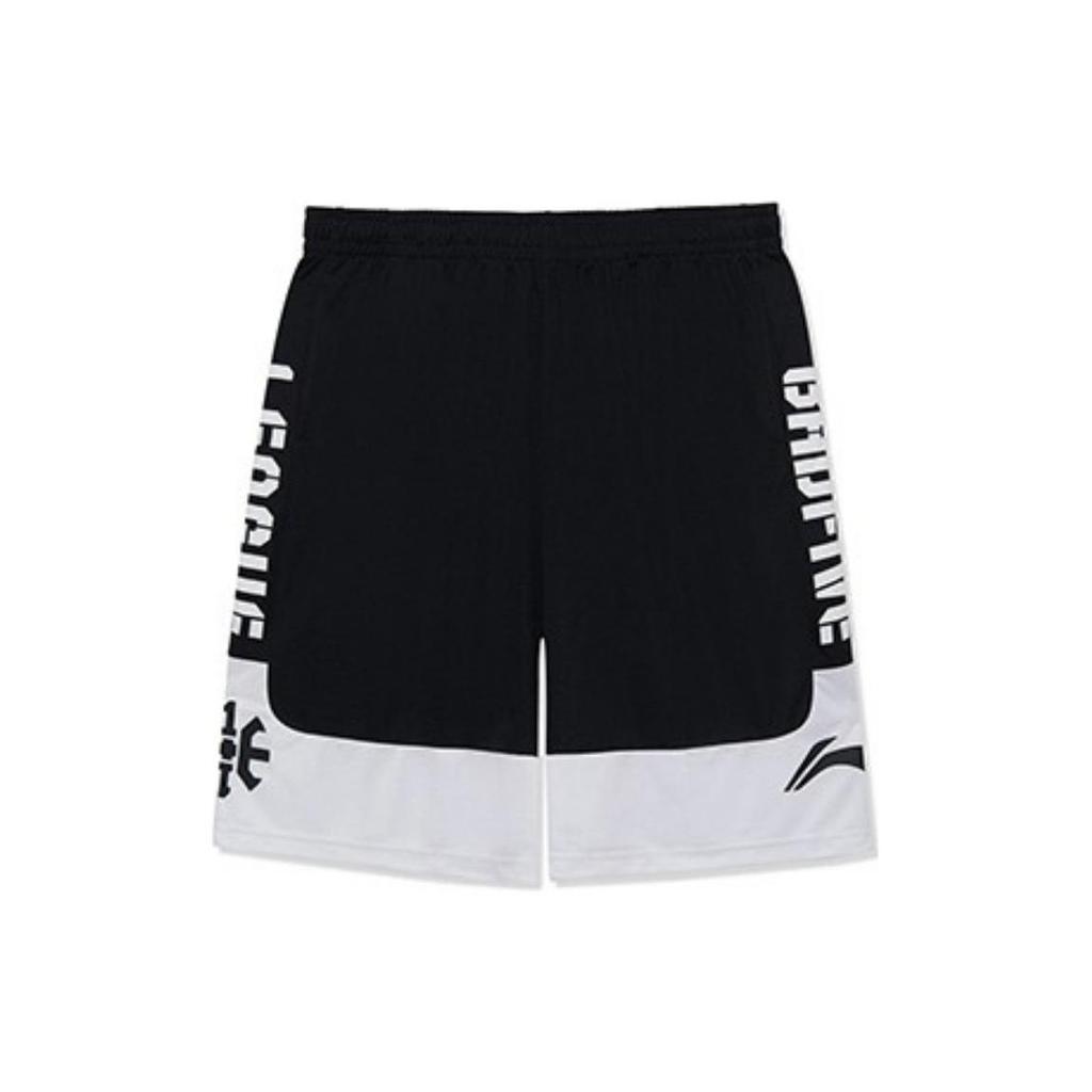 Li Ning Повседневная спортивная одежда Мужская с круглым вырезом Умеренная AHSS965-2+AAPR359-1