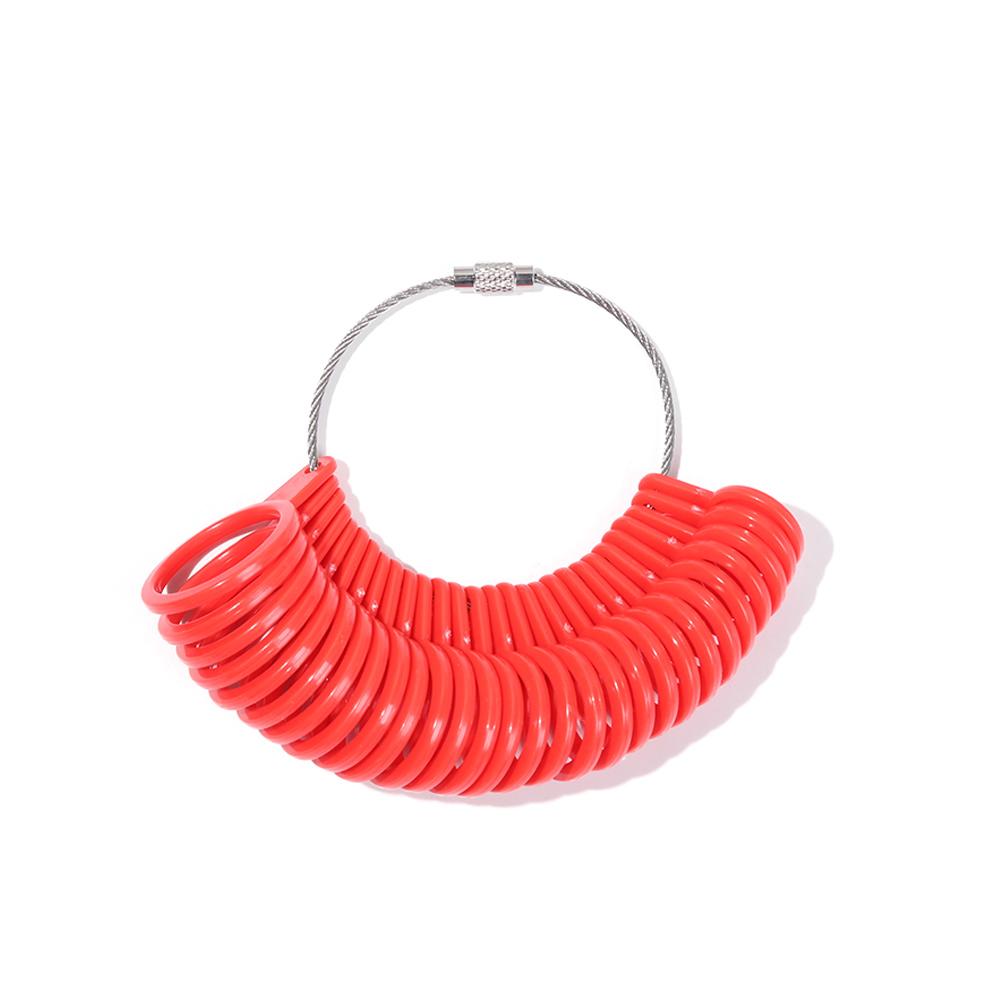 Plastic US/UK Generic Jewelry Size Gauge Tool Loop Jeweler Jewelry Measurement Ring Finger Sizer