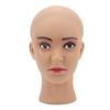 Mannequin Head PVC Bald Manikin Head Model for Practicing Massage Beauty Makeup Hairstyling