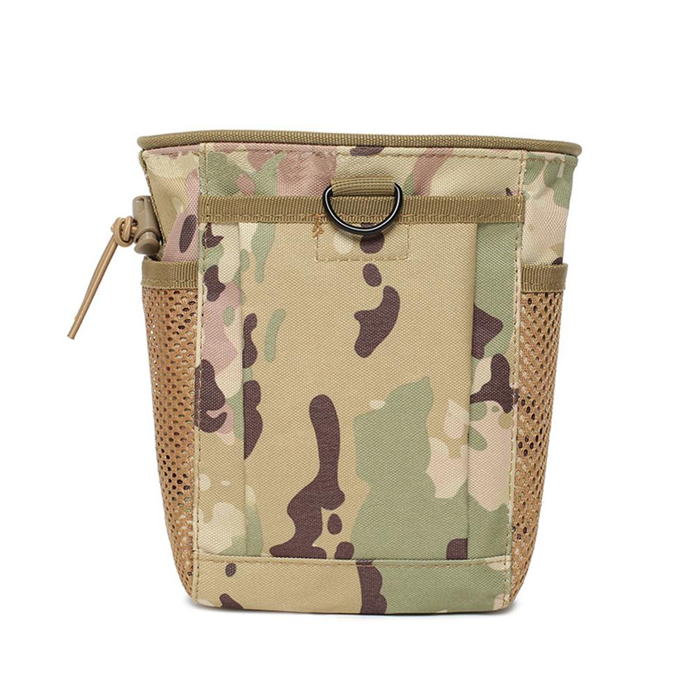 Outdoor Molle Drawstring Magazine Dump Pouch Adjustable Utility Belt Fanny Hip Holster Bag Outdoor Ammo Storage Pack Ammo Bag