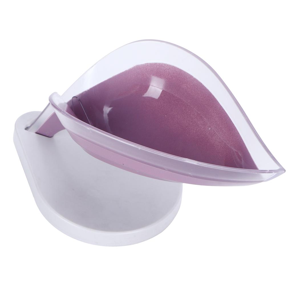 Мыльница в форме листа, держатель для мыла, подставка для посуды, органайзер для душа, ванной, кухни, фиолетовый