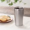 Maebata Thermo Vacuum Double Stainless Luxe 50882 Tumbler, Insulated, Walled, Steel, Silver, 340ml,