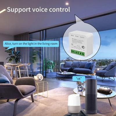 Умный WiFi выключатель Tuya 16A 20A 433МГц приемник автомат защиты приложение Smart Life удаленное управление поддерживает двухстороннее управление работает с Alexa Google Home