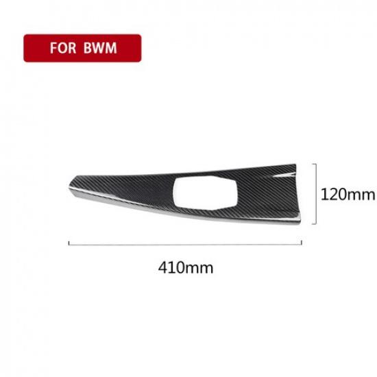 ABS Carbon Fiber Style Multimedia Panel Cover Trim For BMW 3 4 Series F30 13-18