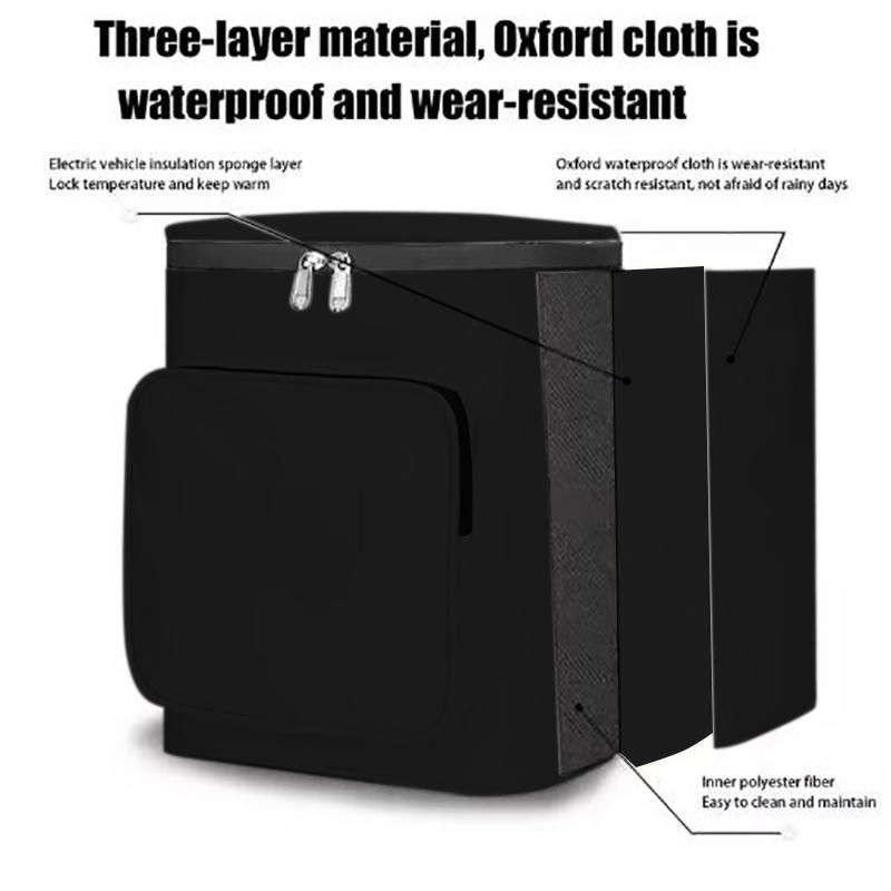 Водонепроницаемая сумка для хранения мотоцикла большой вместимости, передняя/задняя, сумка-кофр с амортизацией для электровелосипеда, скутера