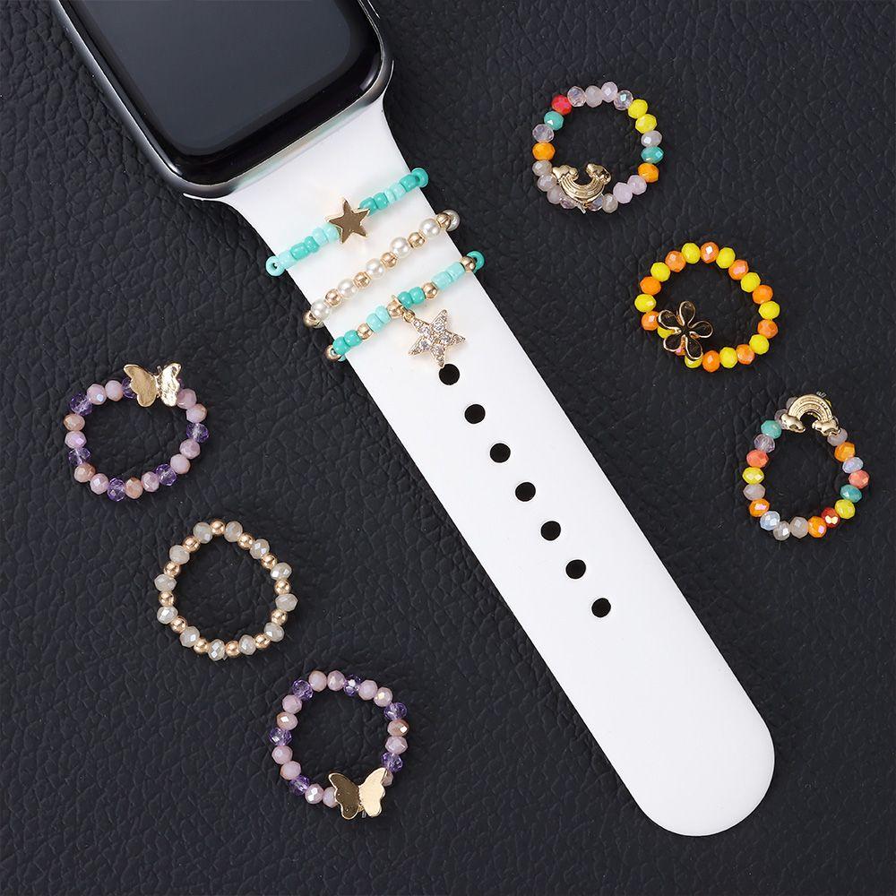 Creative Nails Diamond Strap Accessories Watch Band Ornament Wristbelt Charms Decorative Ring