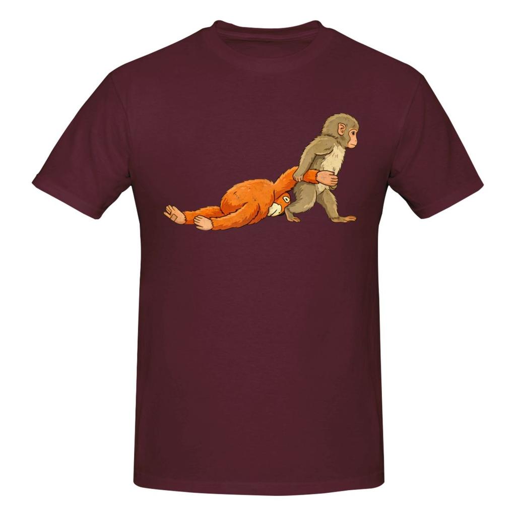 Unisex Sad Monkey Punch Meme With An Orange Toy Vintage T Shirt Vintage Cotton Crewneck Tshirt