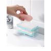 New Usage Roller Type Soap Dish Holder For Bathroom Toliet Soap Box Plastic Storage Container With Drain Water Bathroom Gadgets