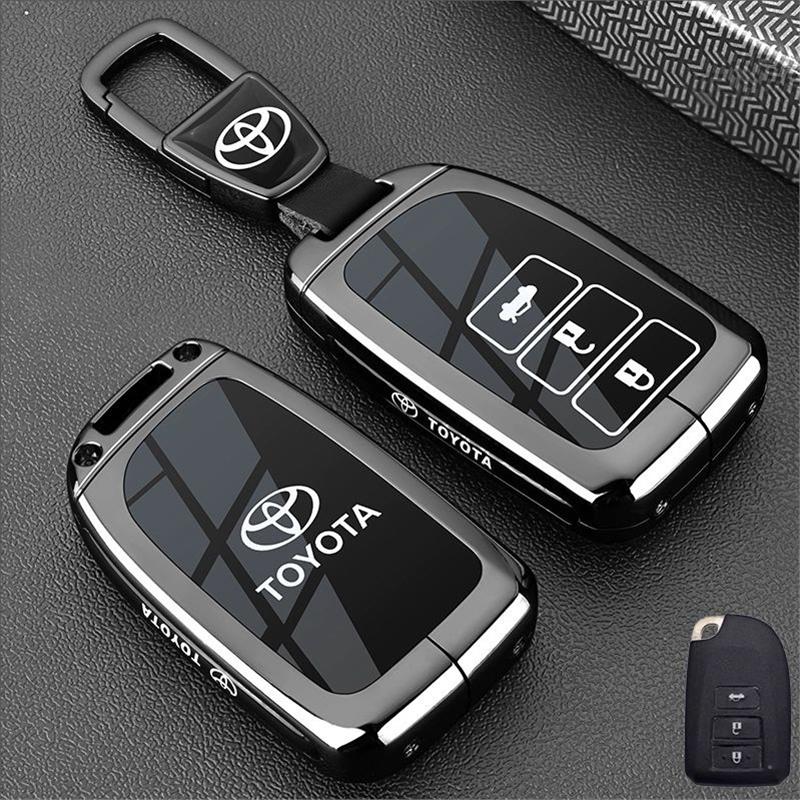 svagd6 Compatible with Toyota Alphard Key Cover for Noah, Sienna, Sienta, Superb, Voxy, Tundra, Sequoia, and Truck Car Bag Buckle Shell