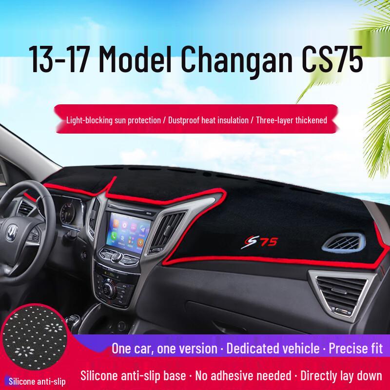 Коврик-тент на приборную панель Changan 2023 CS75 - Защита от солнца и теплоизоляция салона, Декор интерьера.