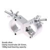 1 Piece Aluminium Truss Clamps 28-32mm Tube O Hook Stage Lighting Mount Bracket Fast Lock Lighting Clamp
