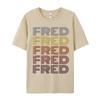 Printing Graphic 365 First Name Fred Crewneck Tshirts Christmas Tees Short Sleeve Boyfriend Funky Cotton Gift Idea T Shirts