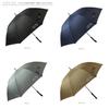 ATTAIN Strong Long Gray A-Jump Wind-Resistant Umbrella, 65cm,