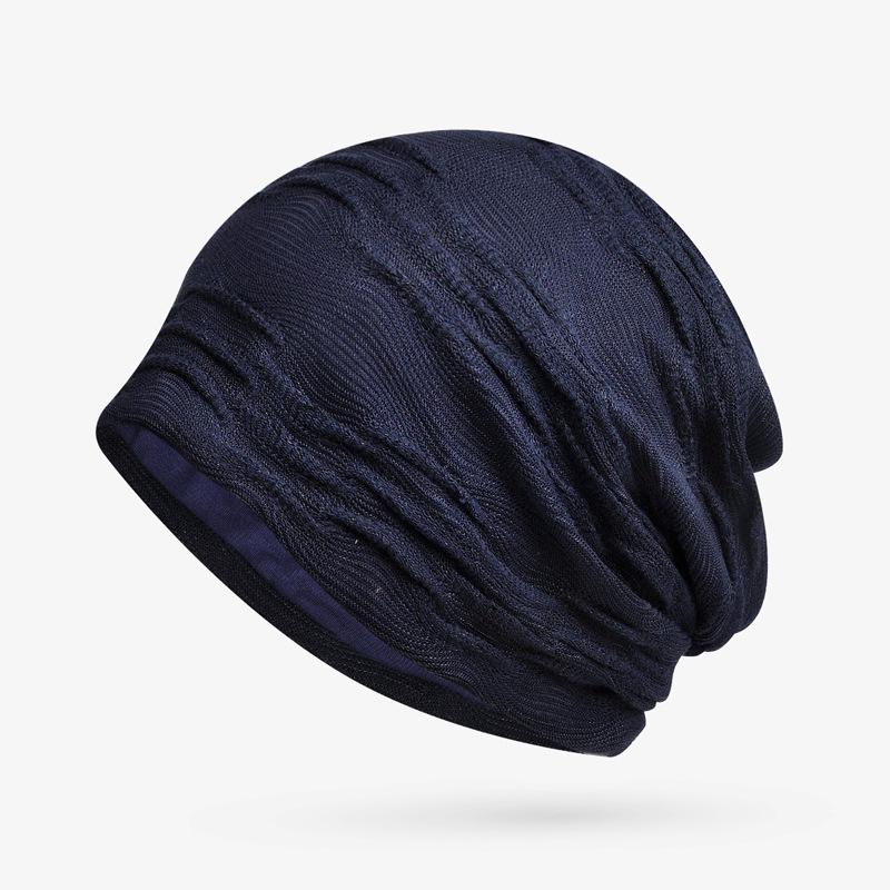 Women's Breathable Thin Cotton Pullover Hat - Spring/Summer Headscarf, Confinement, Sleep, and Outdoor Leisure Cap.