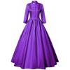 Medieval Victorian Retro Princess Cosplay Costume For Women Halloween Court Royal Gothic Elegant Vampire Bride Swing Dress